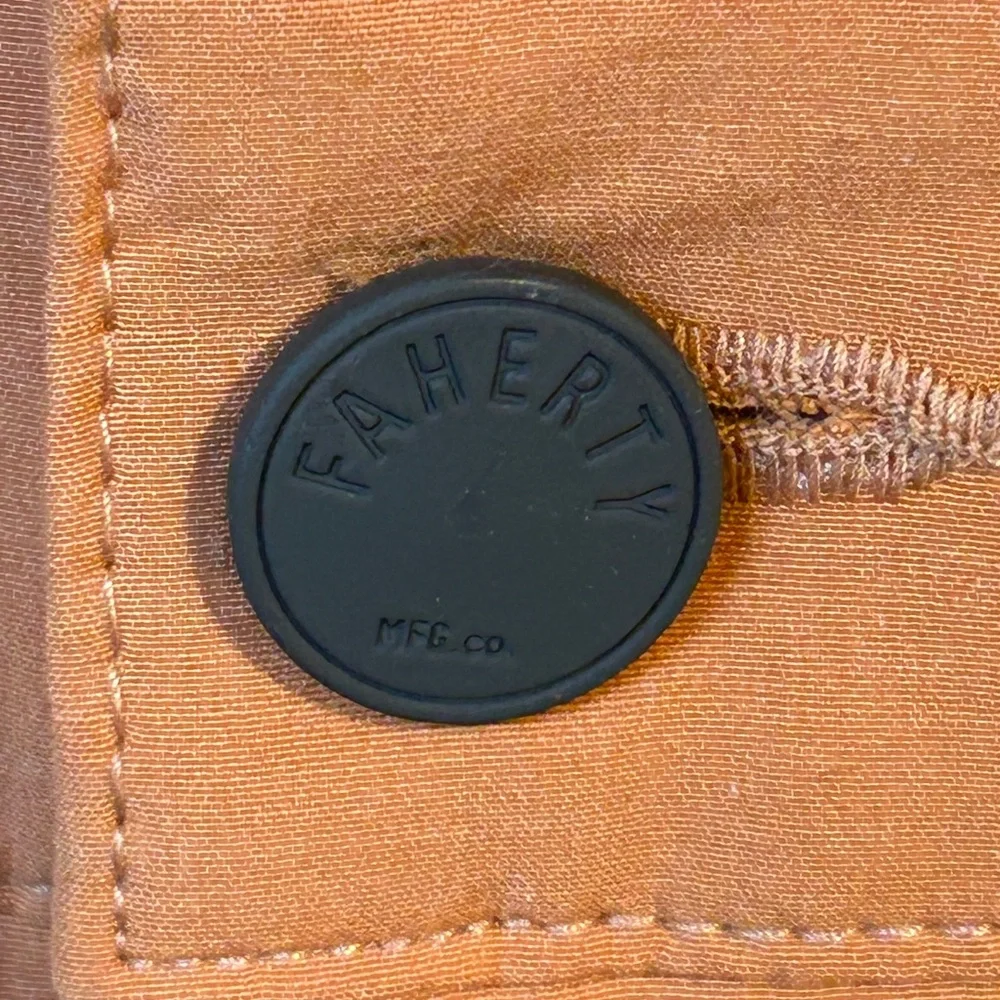 Faherty Men's Orange Athletic Shorts